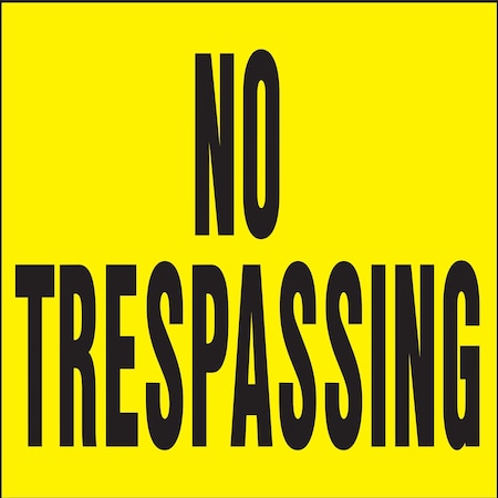 Hy-Ko No Trespassing Sign 11" x 11", 20PK A03107